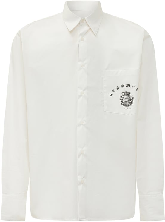 GCDS Camicia con Colletto e Tasca