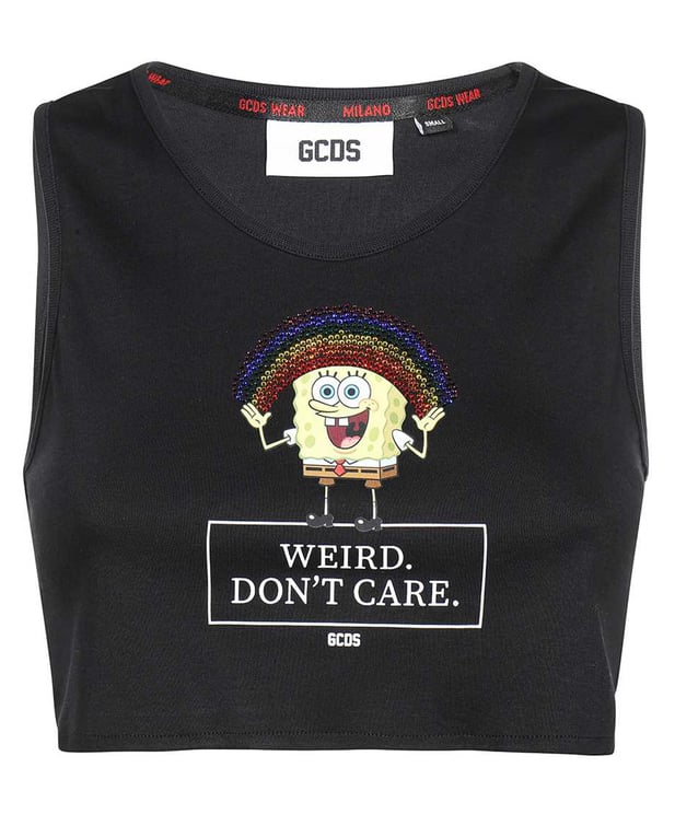 GCDS Cotton crop-top