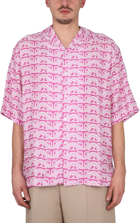 GCDS Monogram Waved Shirt