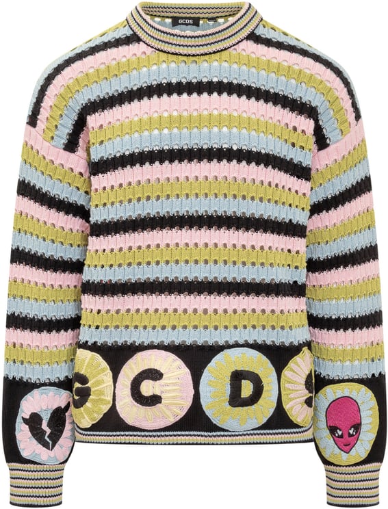 GCDS Maglione in Crochet