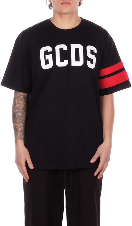 GCDS T-Shirts And Polos Black Red