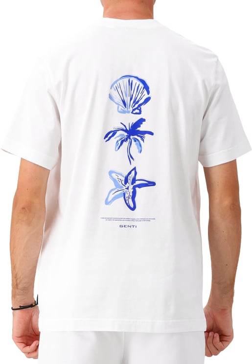 Genti Genti T-shirt Wit SS