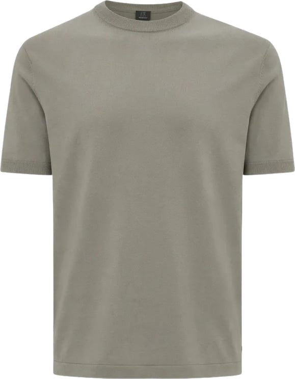 Genti Genti Round Neck Ss T-shirts Groen K4120-1260