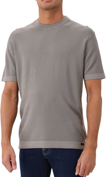 Genti Genti T-shirt Wit Round Neck SS