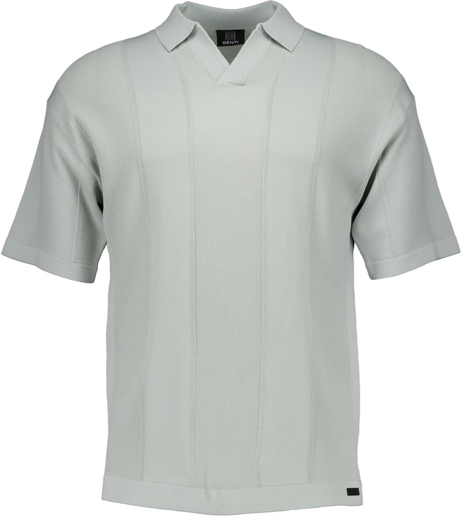 Genti Genti Polo No Buttons Ss Polos Lichtgroen K4129-1260