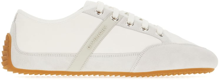 Givenchy Givenchy Two-tone suede and nylon sneakers