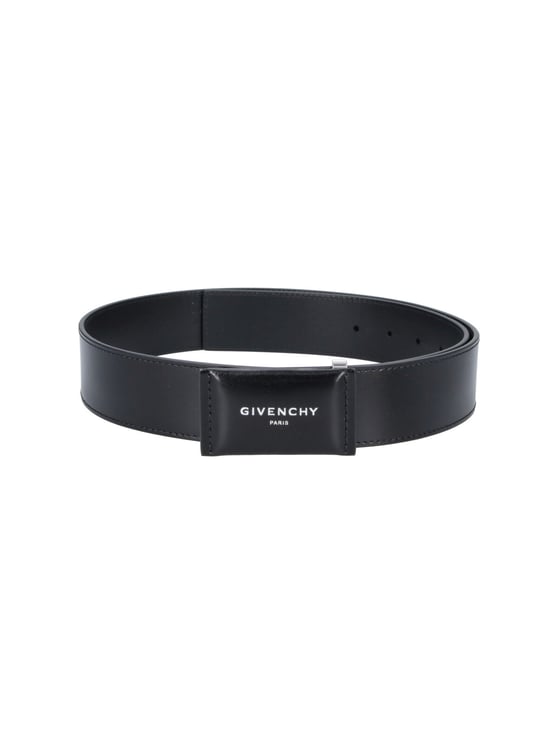 Givenchy Black Antigona Leather Belt