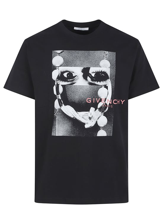 Givenchy Straight-Cut Cotton T-Shirt With Graphic Print