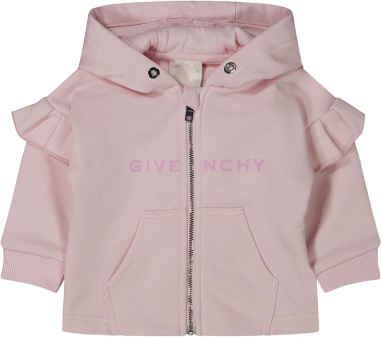Givenchy Givenchy Baby Meisjes Vest In Licht Roze