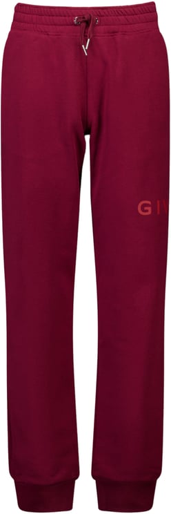 Givenchy Givenchy Kinder Jongens Broek In Bordeaux