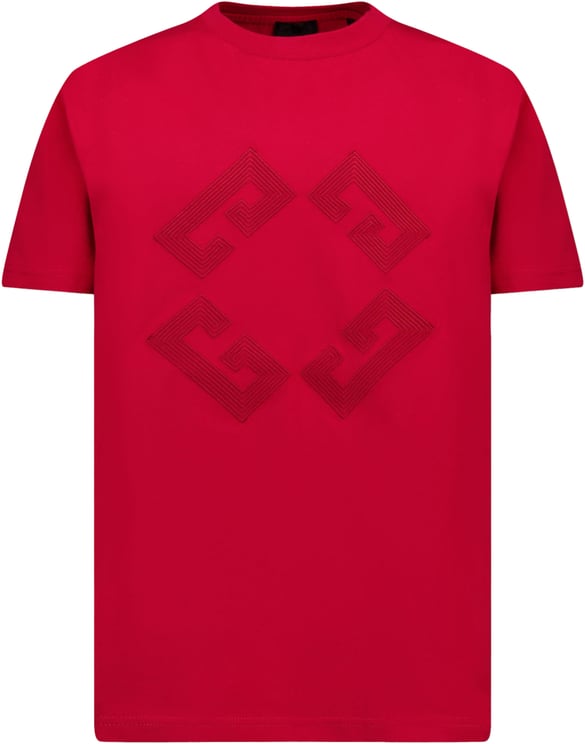 Givenchy Givenchy Kinder Jongens T-Shirt In Rood