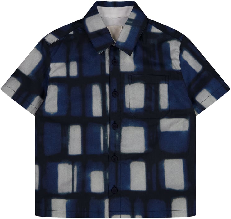 Givenchy Givenchy Baby Jongens Blouse In Donker Blauw