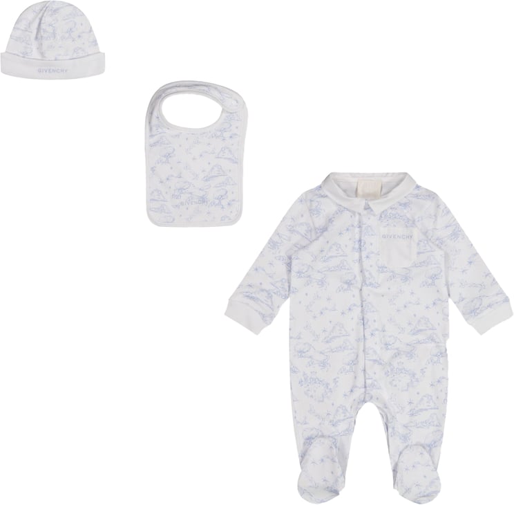 Givenchy Givenchy Baby Jongens Boxpakje In Licht Blauw