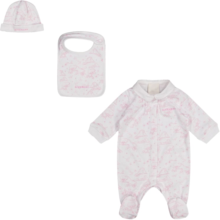 Givenchy Givenchy Baby Meisjes Boxpakje In Licht Roze