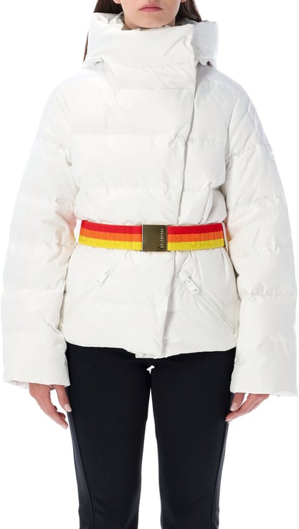 Goldbergh Bufera Belted Ski Jacket Bianco