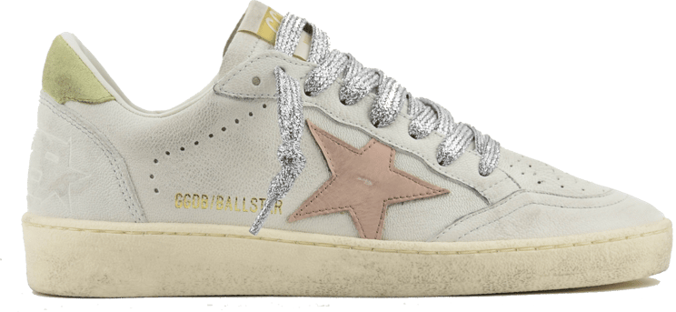 Golden Goose Ballstar White Pink