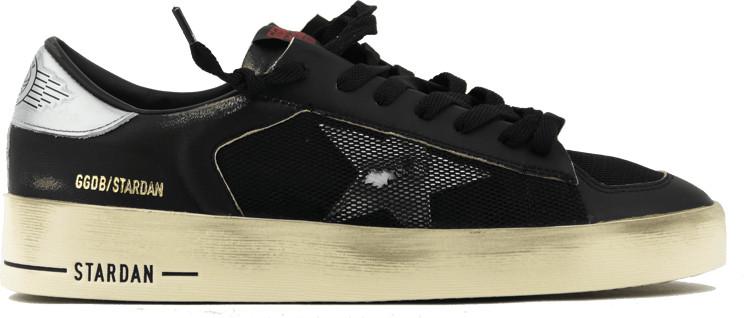 Golden Goose Stardan Under Net Star Black