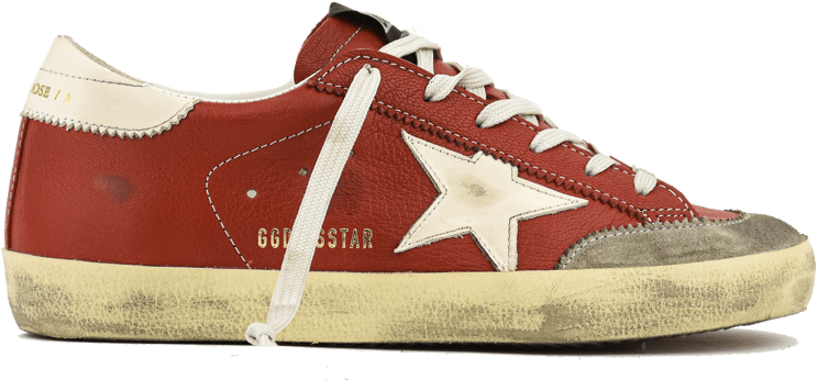 Golden Goose Superstar Orange/white
