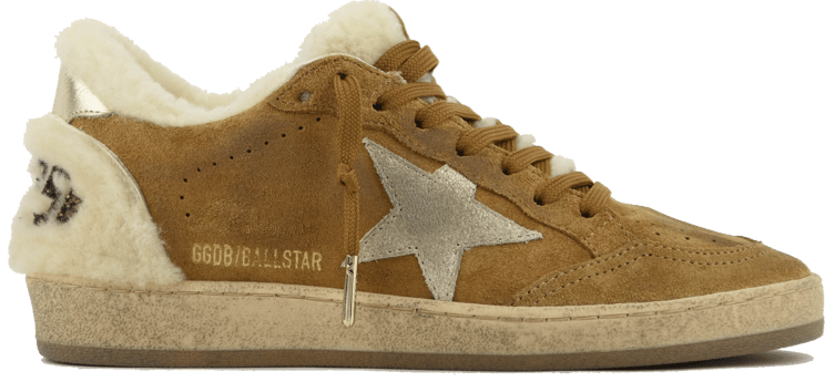 Golden Goose Ballstar Cognac Suede