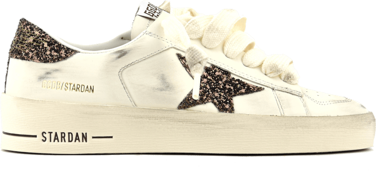 Golden Goose Stardan White Brown