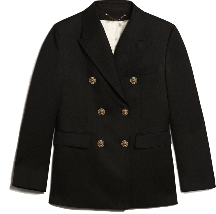 Golden Goose Diva Blazer Double Breasted Black