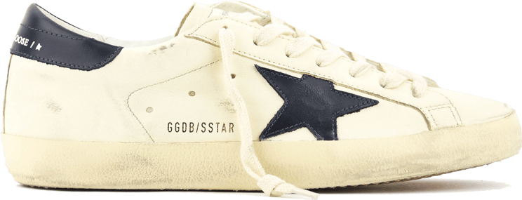 Golden Goose Superstar Cream Blue