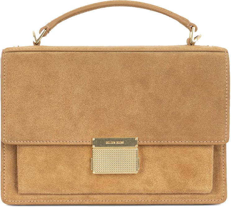 Golden Goose Venezia Bag Camel Suede