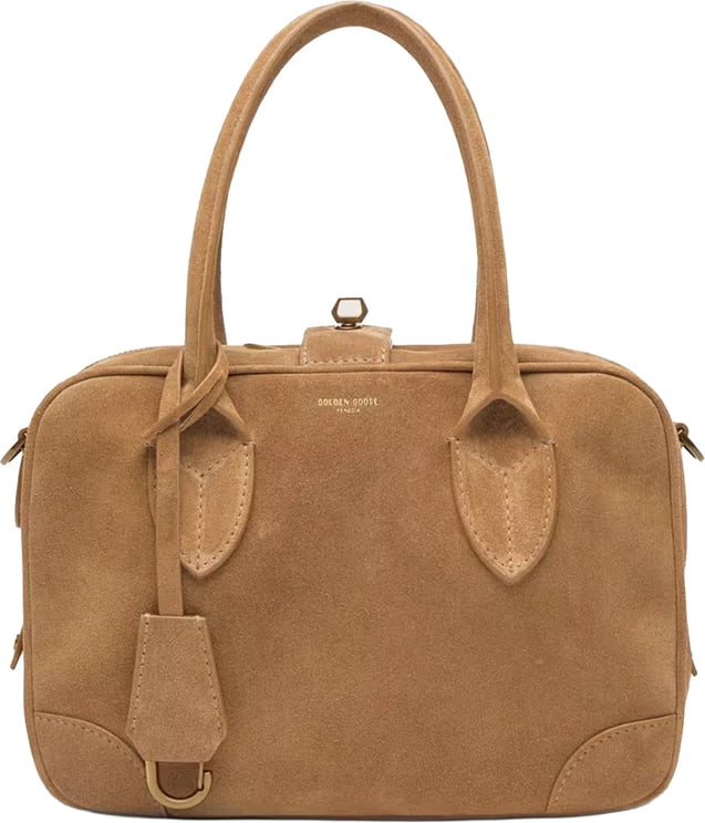 Golden Goose Vita Bag Camel Suede