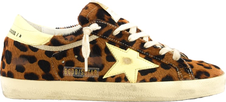 Golden Goose Superstar Leopard/ Pale Yellow