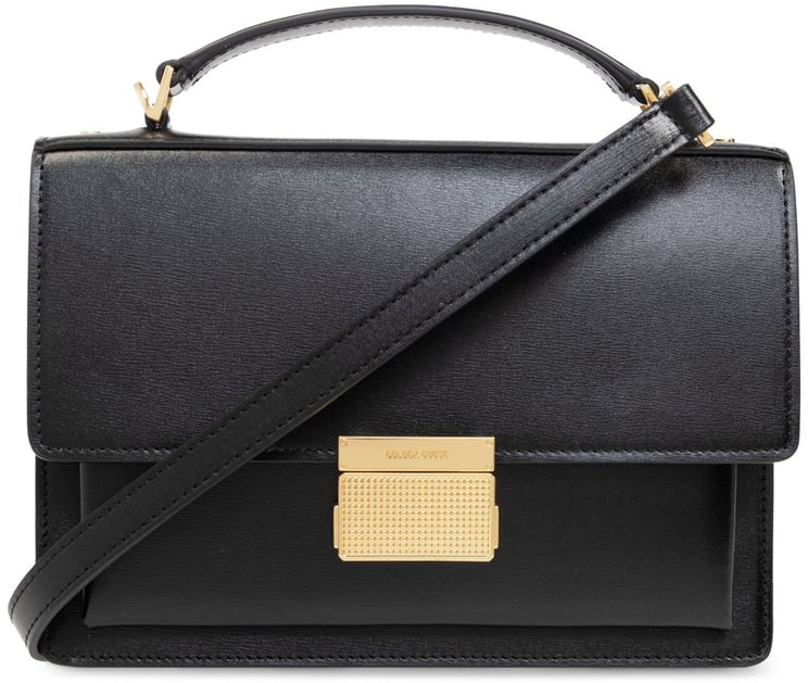 Golden Goose Venezia Bag Black Palmellato Leather Handbag