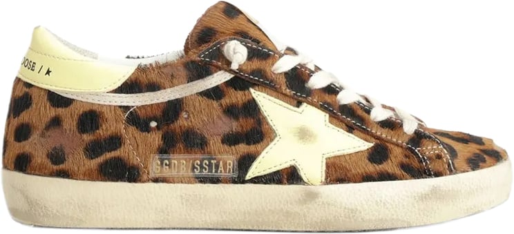 Golden Goose Sneakers Leopard/Pale Yellow