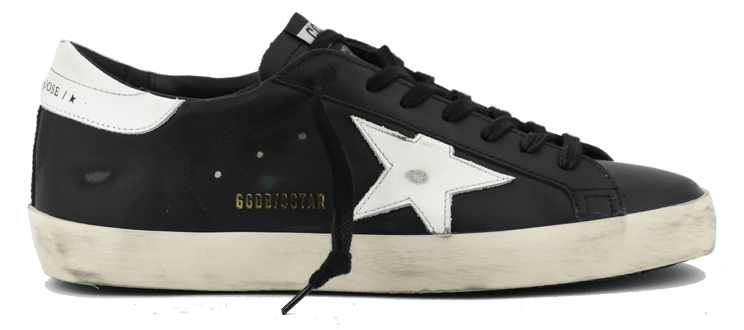 Golden Goose Super Star Black White