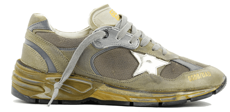 Golden Goose Running Dad Taupe