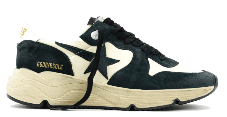 Golden Goose Running Sole Dark Green