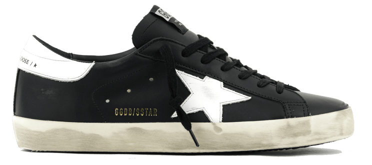 Golden Goose Superstar Black White