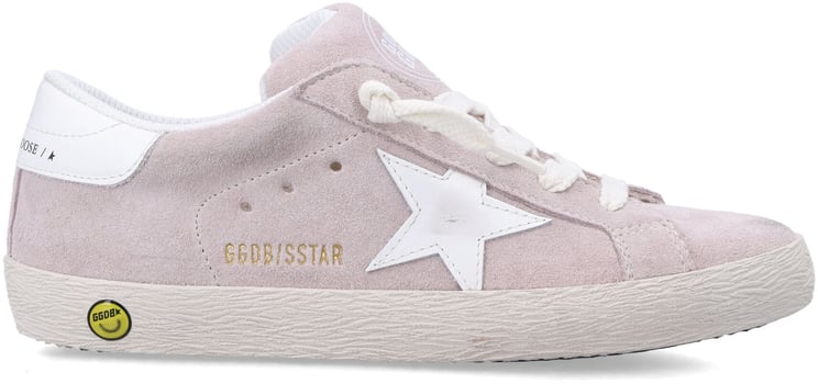 Golden Goose Super Star Suede Light Pink/White