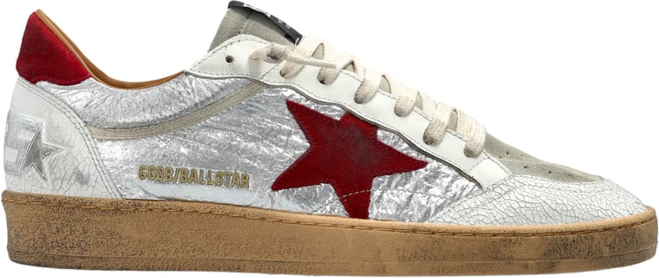 Golden Goose Sneakers Silver/Grey/White/Red