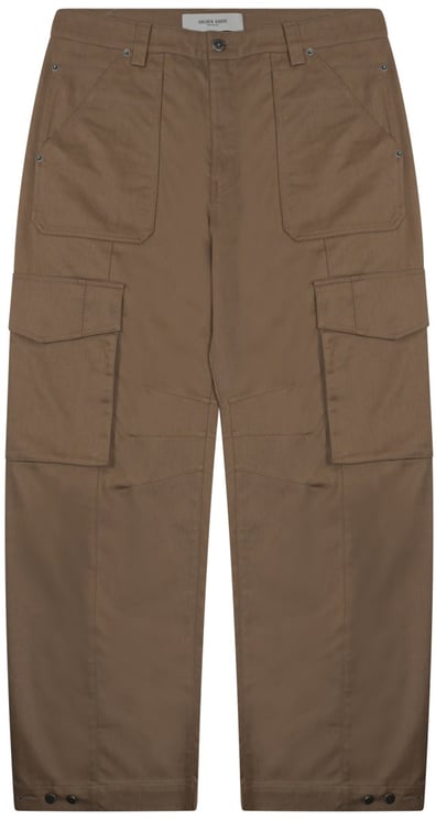 Golden Goose Relaxed Fit Cargo Pants With Signature Logo