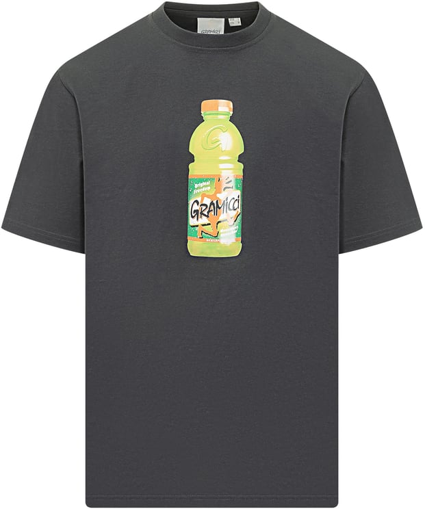 Gramicci T-shirt Quencher con Stampa Bottiglia