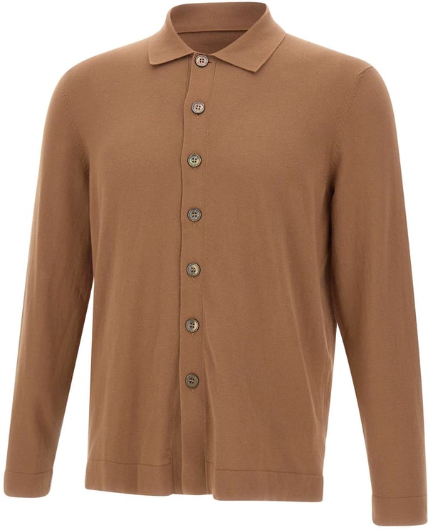 Gran Sasso Shirts Brown