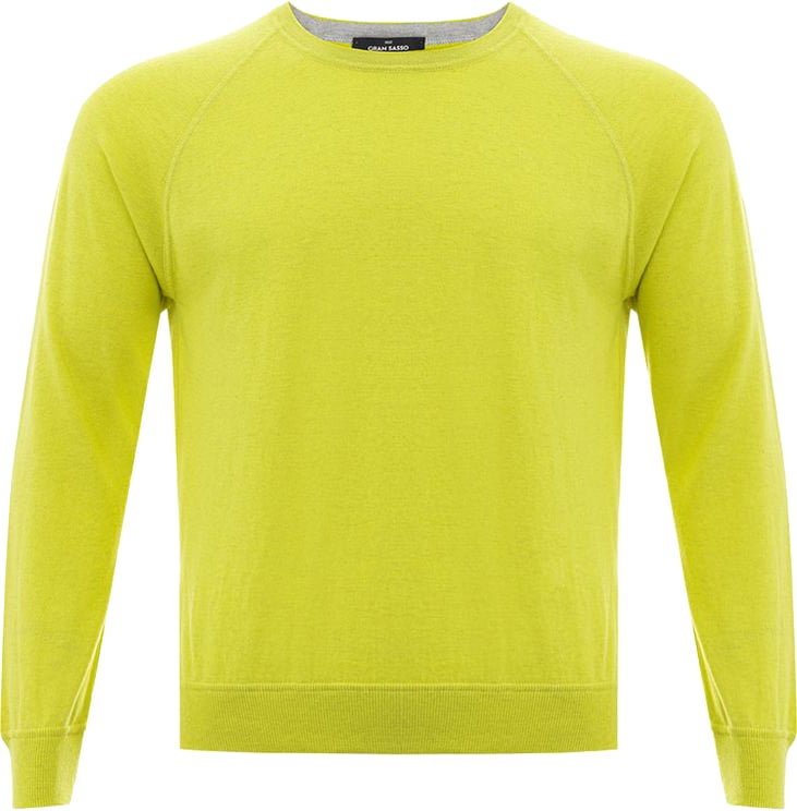 Gran Sasso Gran Sasso Yellow Cotton Sweatshirt