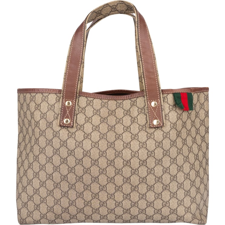 Gucci Gucci Monogram GG Canvas Sherry Line Handbag