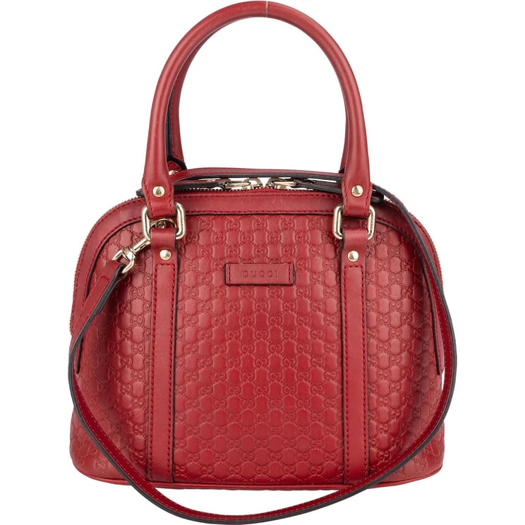 Gucci Gucci Microguccissima Leather Small Dome Satchel Handbag