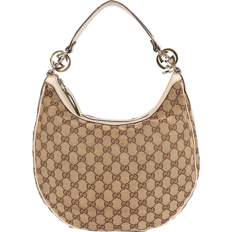 Gucci Gucci Monogram GG Twins Hobo Shoulder Bag