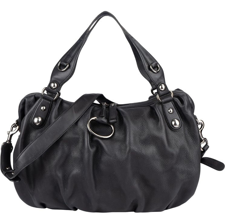 Gucci Gucci Black Leather Horsebit Handbag