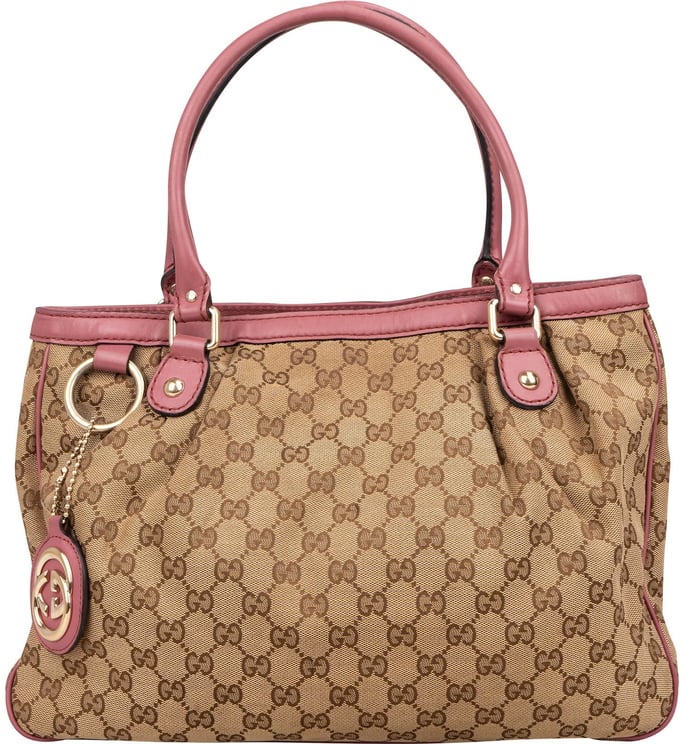 Gucci Gucci Monogram GG Sukey Handbag
