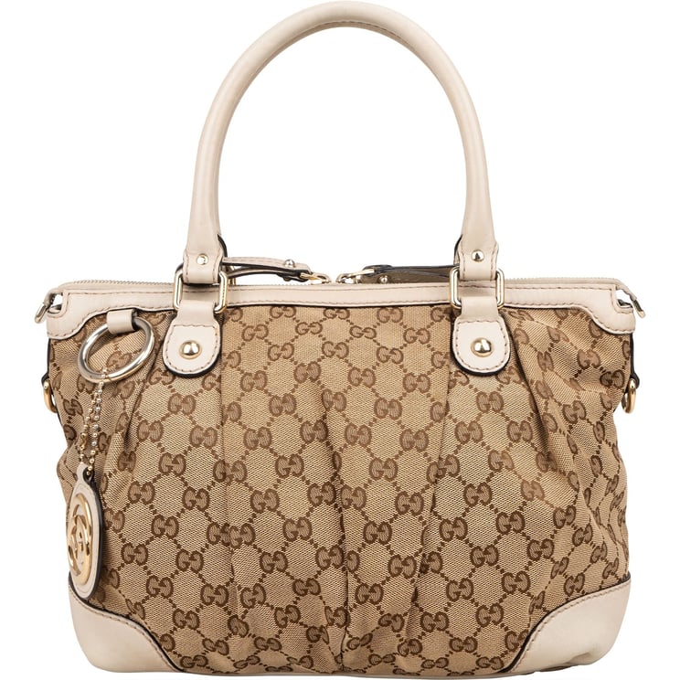 Gucci Gucci Monogram GG Sukey Handbag