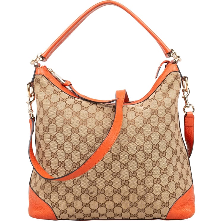 Gucci Gucci Monogram GG Bree Hobo Shoulder Bag