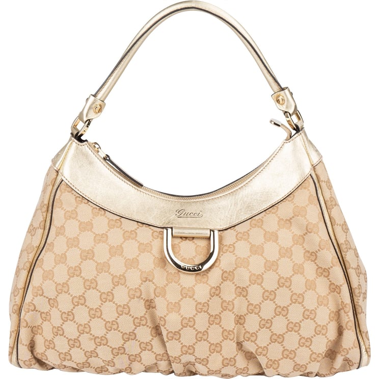 Gucci Gucci Monogram GG Canvas Abbey Shoulder Bag