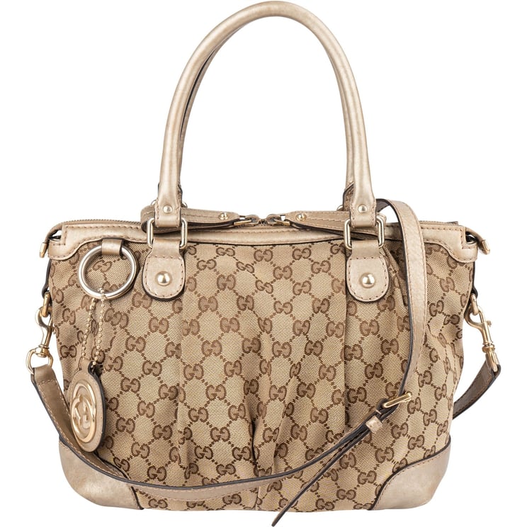 Gucci Gucci Monogram GG Sukey Handbag